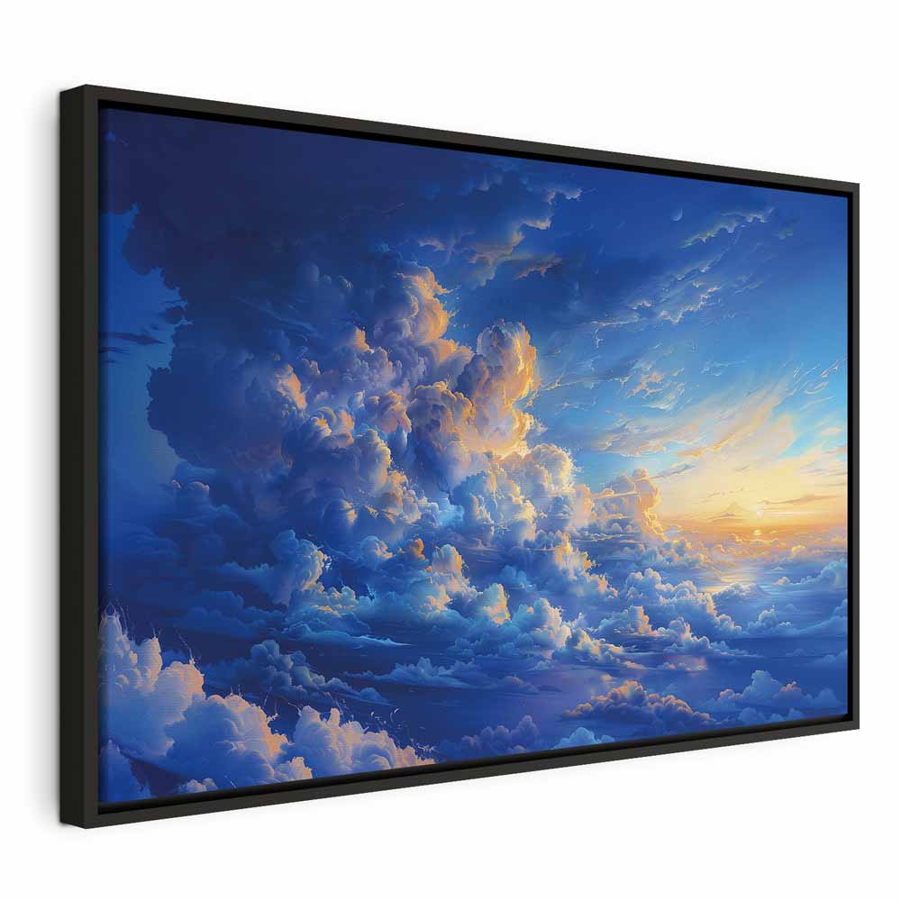 Canvas Print - When the Sky Becomes a Canvas: Nature in the Clouds