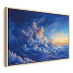 Canvas Print - When the Sky Becomes a Canvas: Nature in the Clouds