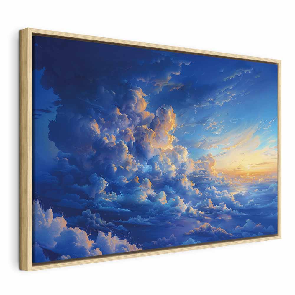 Canvas Print - When the Sky Becomes a Canvas: Nature in the Clouds