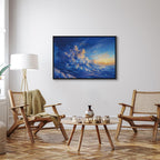 Canvas Print - When the Sky Becomes a Canvas: Nature in the Clouds