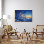 Canvas Print - When the Sky Becomes a Canvas: Nature in the Clouds