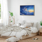 Canvas Print - When the Sky Becomes a Canvas: Nature in the Clouds