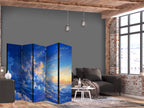 Room Dividers 5-panel Landscape Clouds