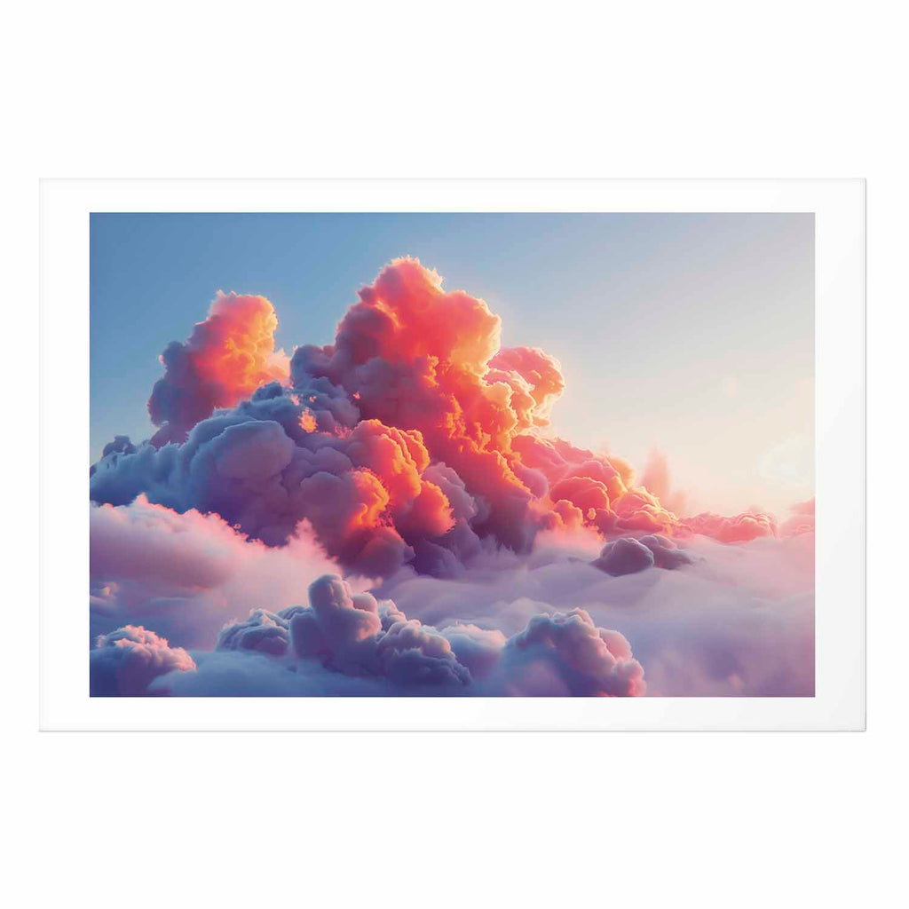 Pink Purple Cloudscape Dusk Posters