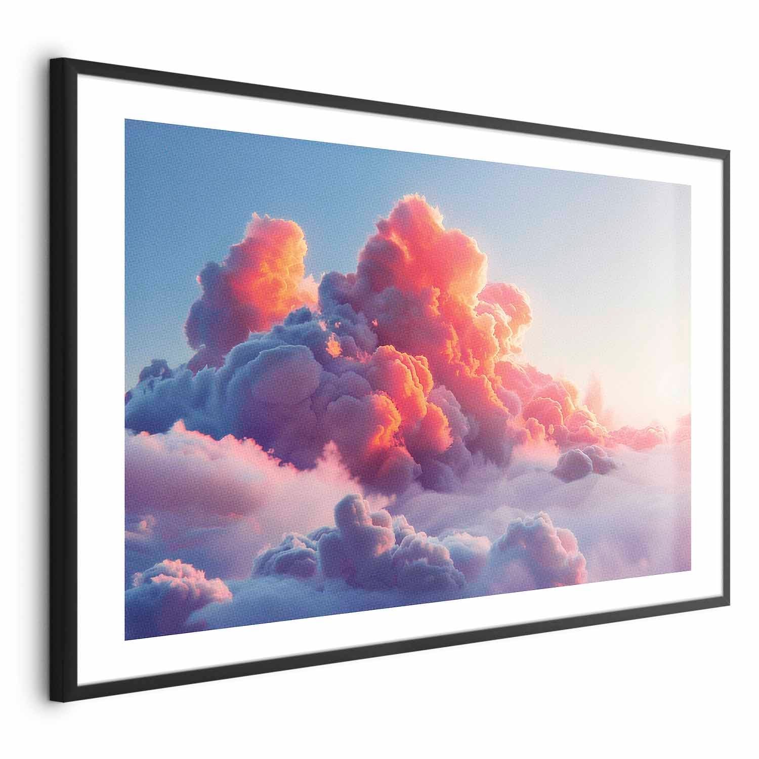 Pink Purple Cloudscape Dusk Posters