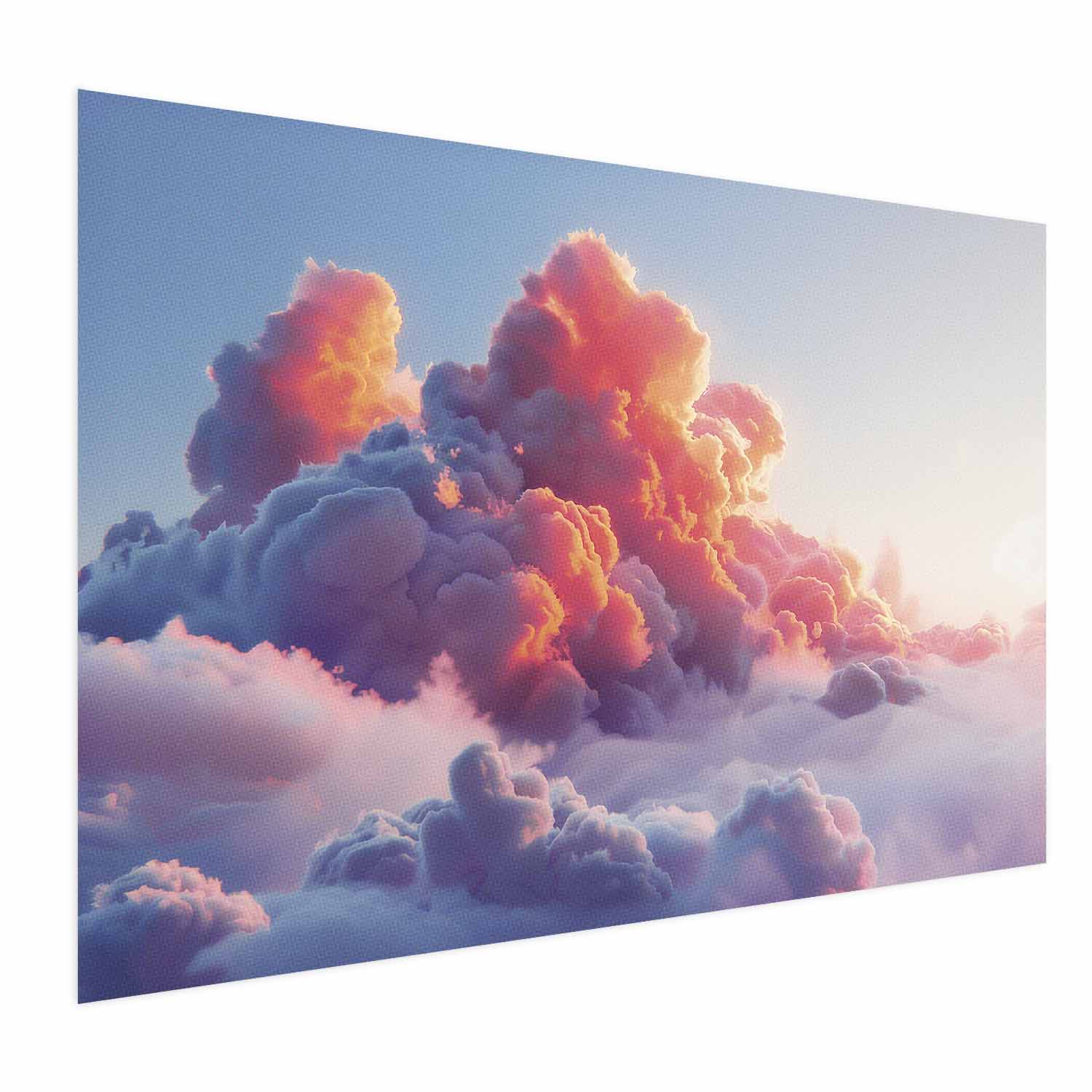 Pink Purple Cloudscape Dusk Posters