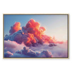 Pink Violet Twilight Clouds Canvas Print