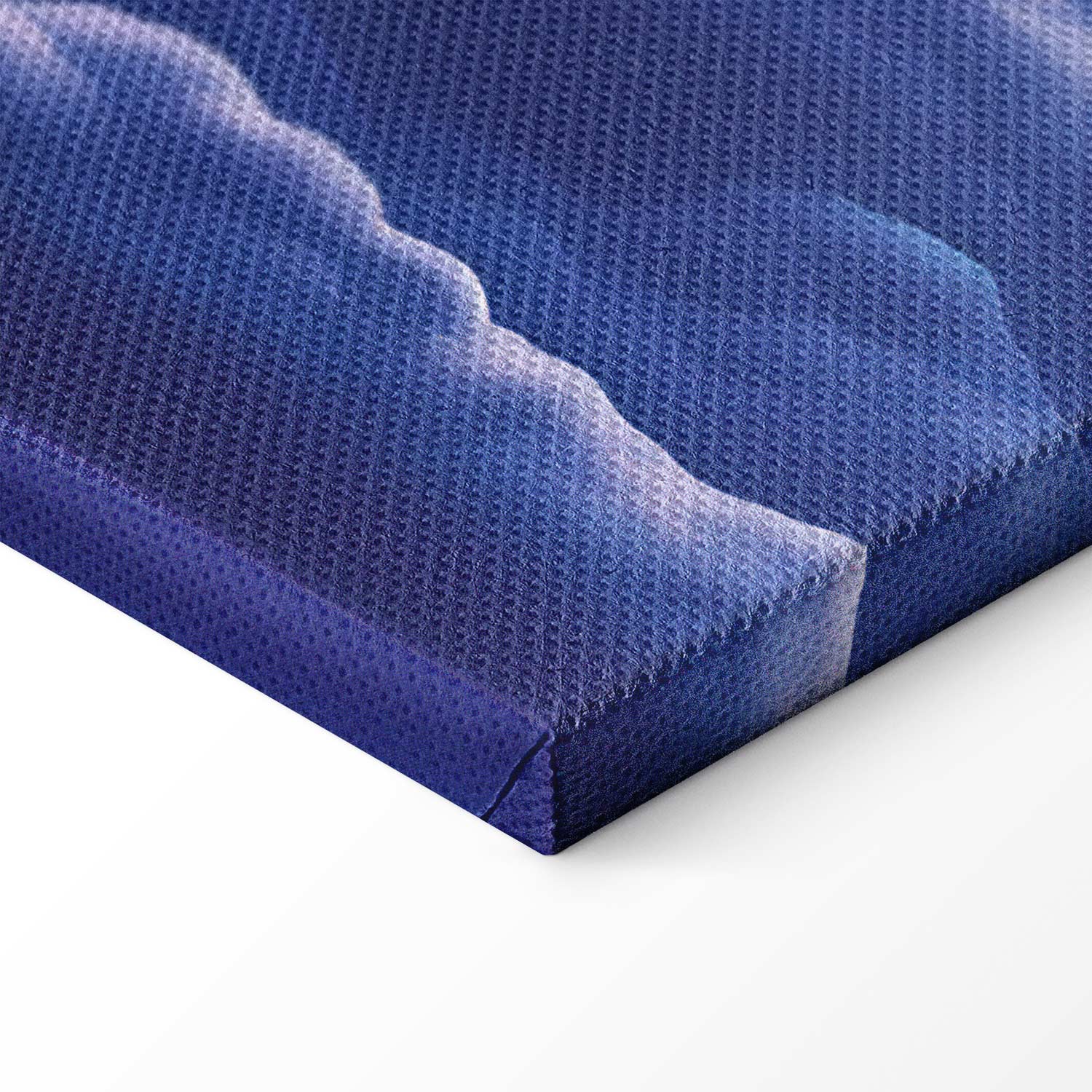 Mountain Night Concert Clouds Sunset Canvas Print