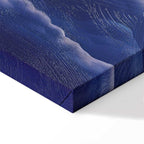 Mountain Night Concert Clouds Sunset Canvas Print