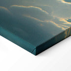 Evening Glow Clouds Sky Canvas Print