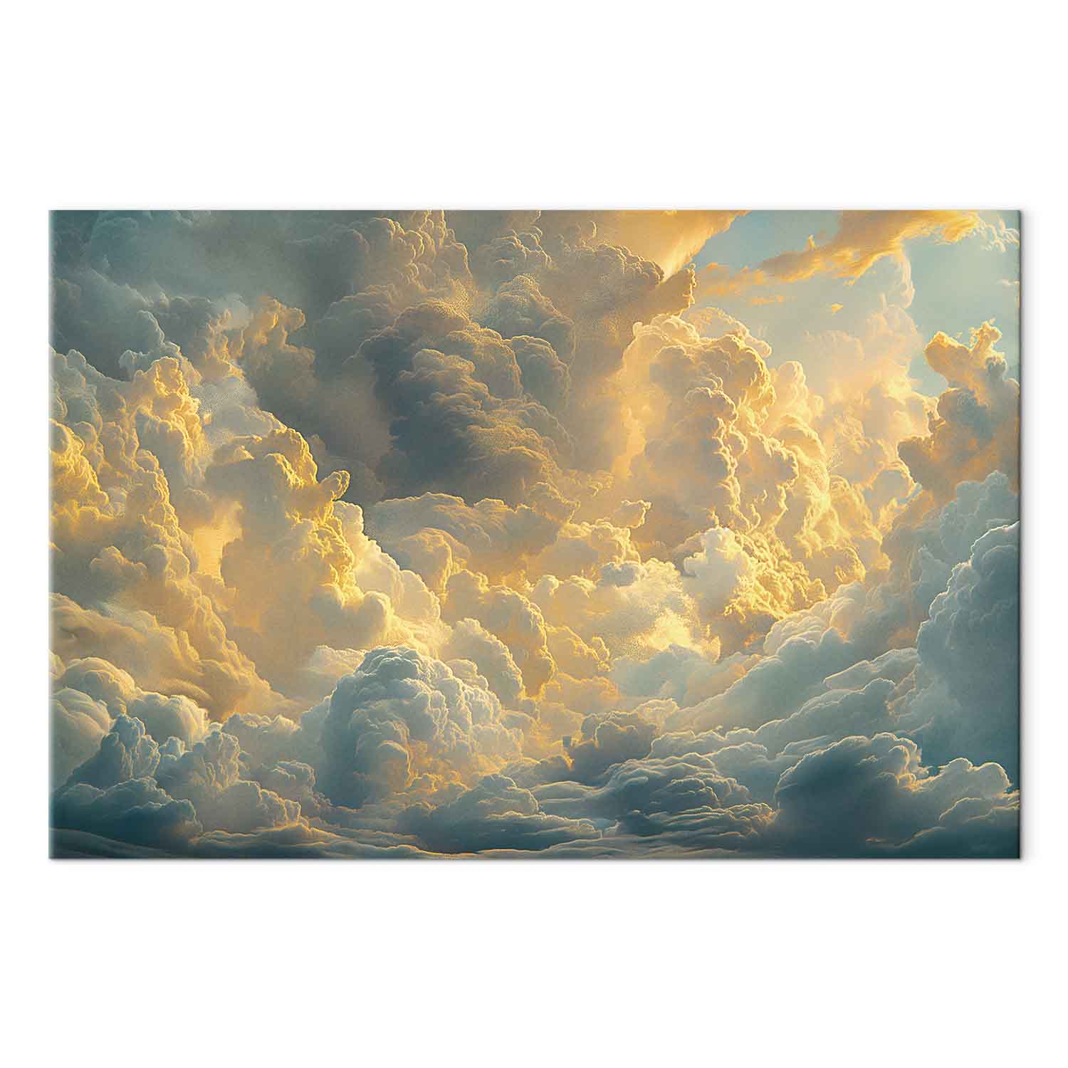 Evening Glow Clouds Sky Canvas Print