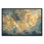 Evening Glow Clouds Sky Canvas Print