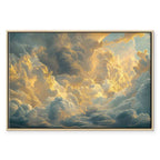 Evening Glow Clouds Sky Canvas Print