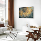 Canvas Print - Last Breath of the Day: Clouds Illuminated by Evening Glow