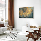 Canvas Print - Last Breath of the Day: Clouds Illuminated by Evening Glow