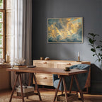 Canvas Print - Last Breath of the Day: Clouds Illuminated by Evening Glow