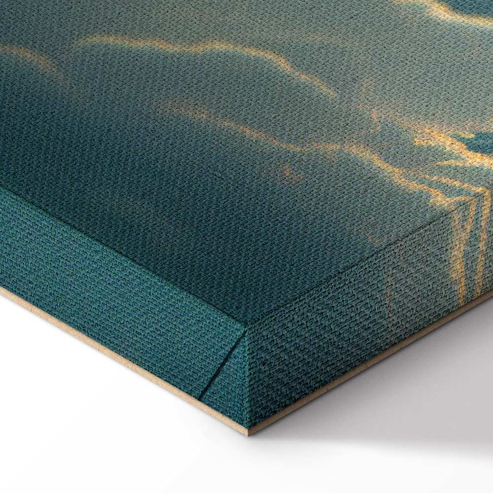 Evening Glow Clouds Sky Canvas Print