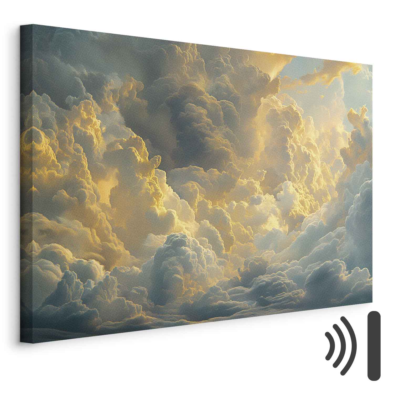 Evening Glow Clouds Sky Canvas Print