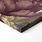 Colourful Tulips on Cream Floral Canvas Print