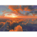 Wall Mural: When Dawn Tickles the Clouds