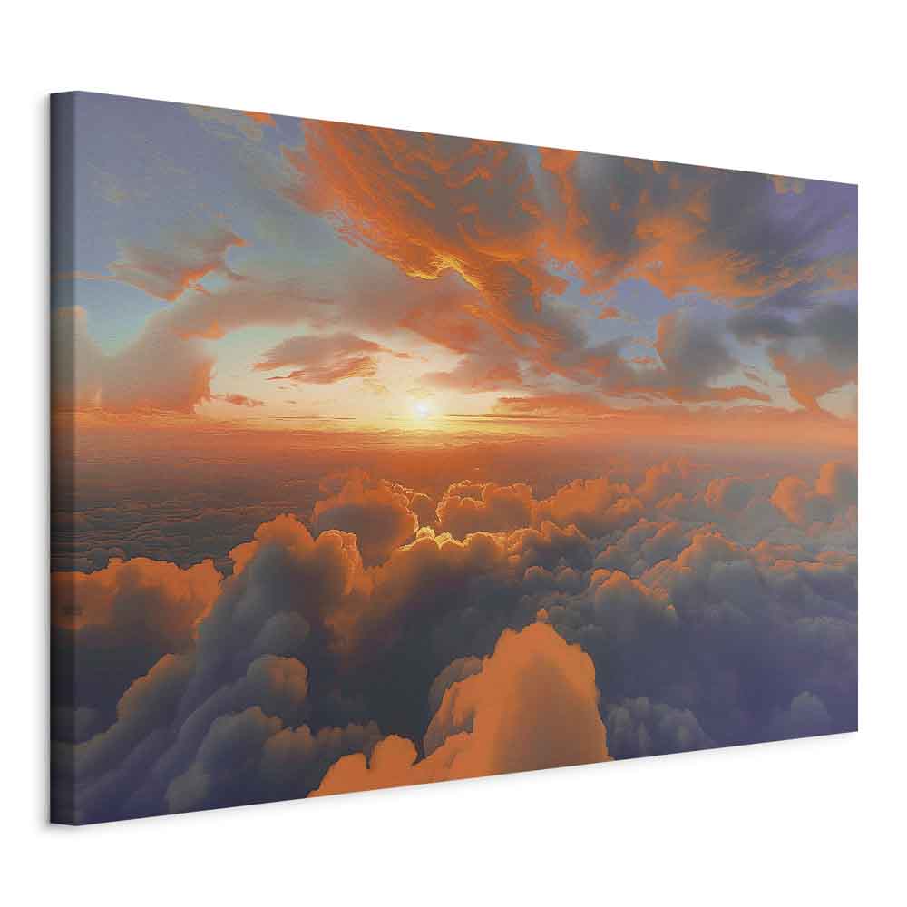 Canvas Print: Dawn Colors on the Morning Sky (90x60)