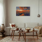 Canvas Print: Dawn Colors on the Morning Sky (90x60)