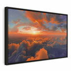 Canvas Print: Dawn Colors on the Morning Sky (90x60)