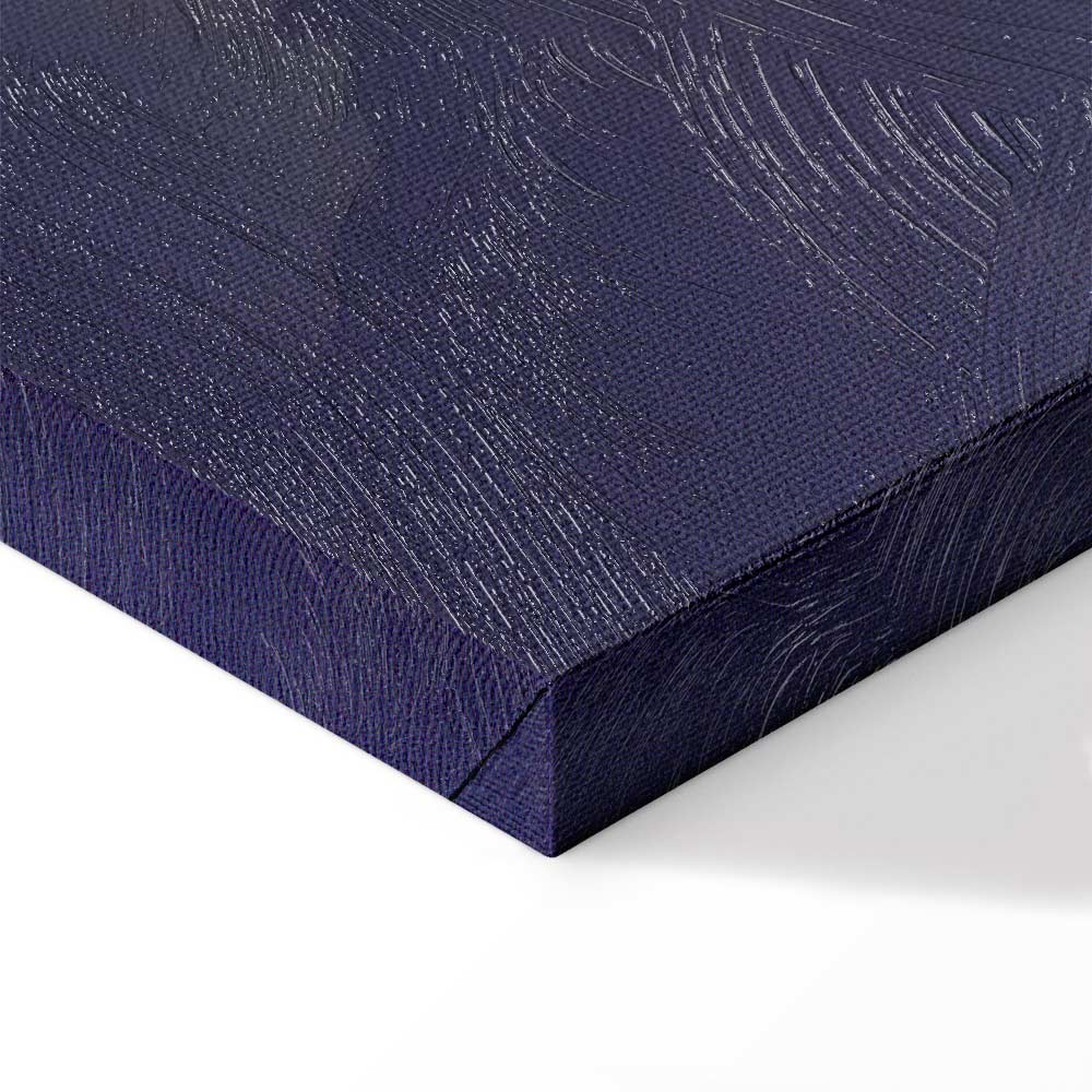 Morning Sky Clouds Multicolor Canvas Print