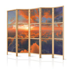 Japanese Room Divider 5-Panel Backgrounds and Patterns