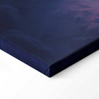 Golden Sun Behind Clouds Sea Canvas Print