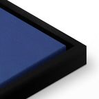 Canvas Print The Sun in Hiding: The Golden Face of the Sky