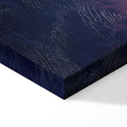 Golden Sun Behind Clouds Sea Canvas Print