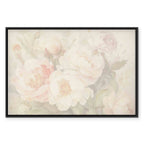 Peonies in Mist Floral Canvas Print