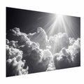 Sun Rays Through Clouds Nature Poster