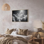 Canvas Print - Hope in the Clouds: Inspiring Rays of the Sun Awaken Emotions