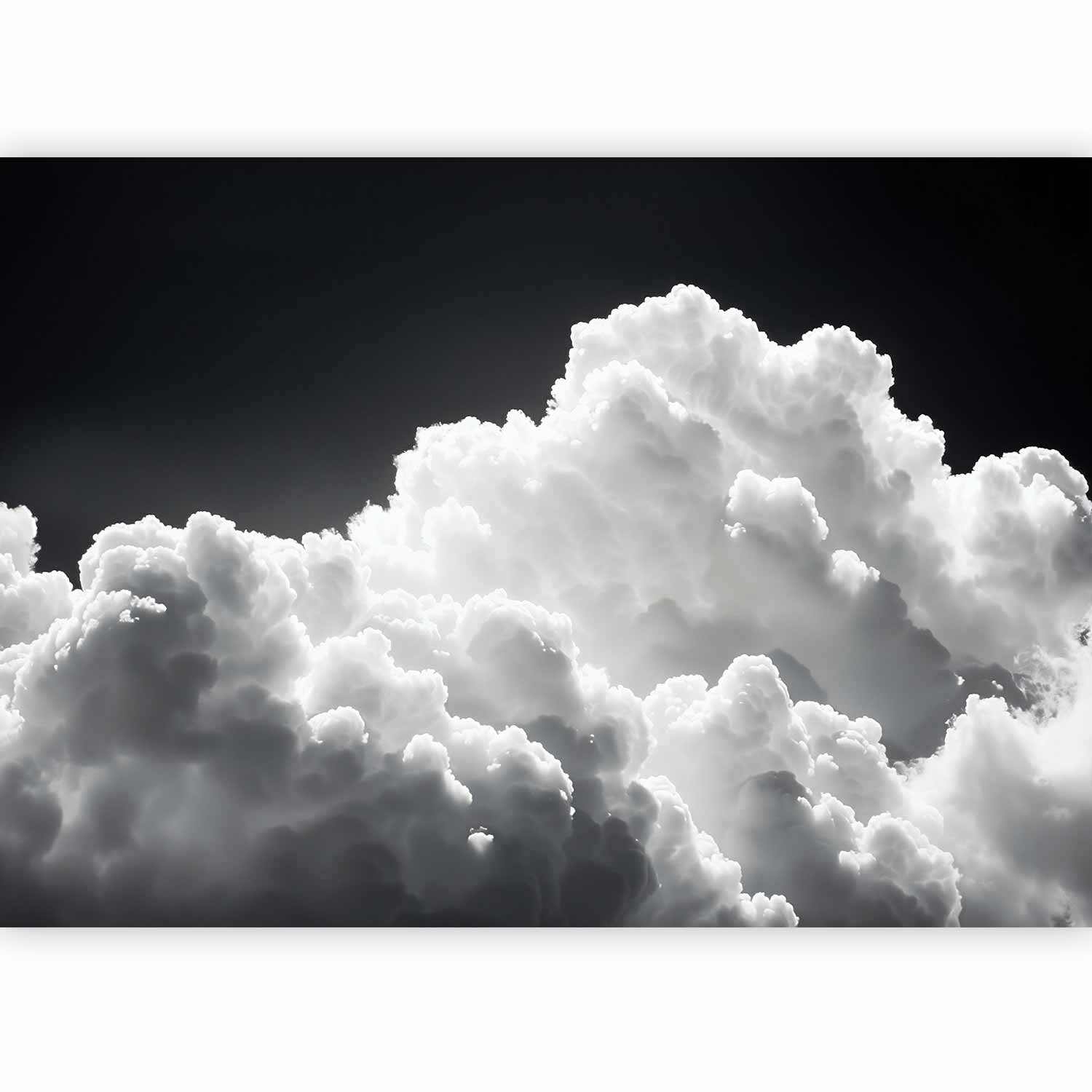 Wall Mural: Sunlit Sky and Clouds
