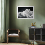 Sunlit Clouds and Sky Shadows Nature Poster