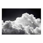 Sunlit Clouds and Sky Shadows Nature Poster