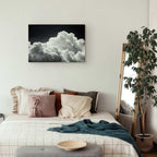 Sunlit Cloud Shadows Sky Canvas Print