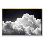 Sunlit Cloud Shadows Sky Canvas Print