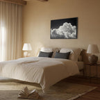 Leinwanddruck – Endloses Licht: Sonnenlicht, Wolken und Himmel