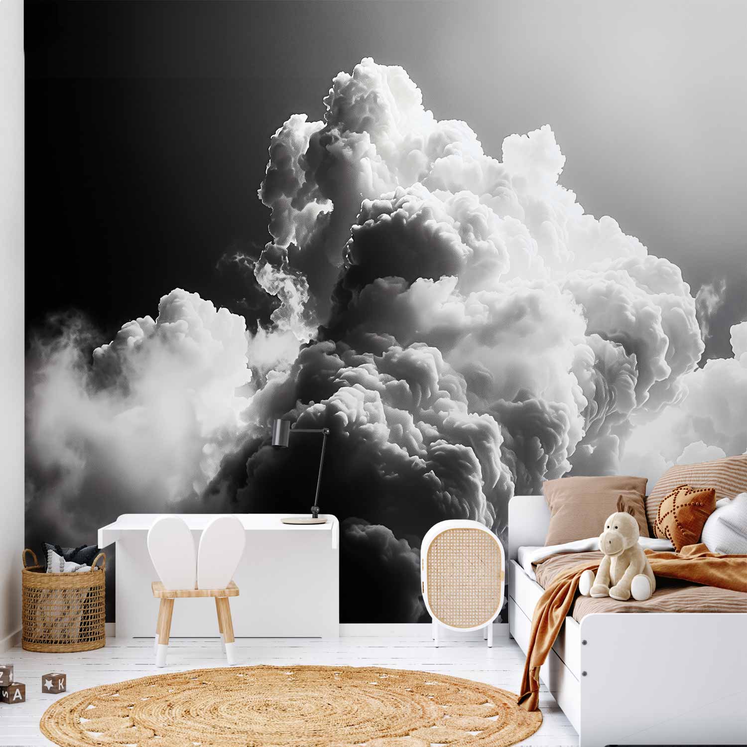Wall Mural Clouds Dreamscape: Sunlit Visual Feast