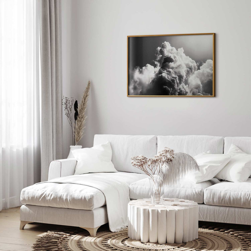 Sunlit Dream Clouds Sky Poster