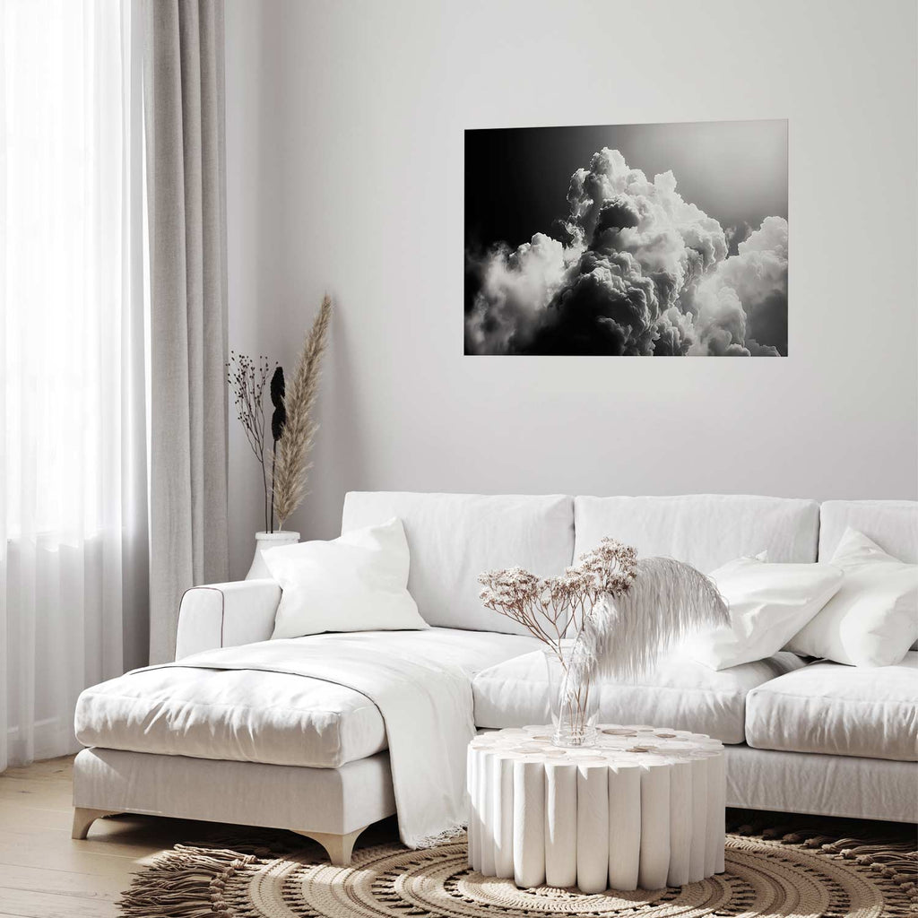 Sunlit Dream Clouds Sky Poster