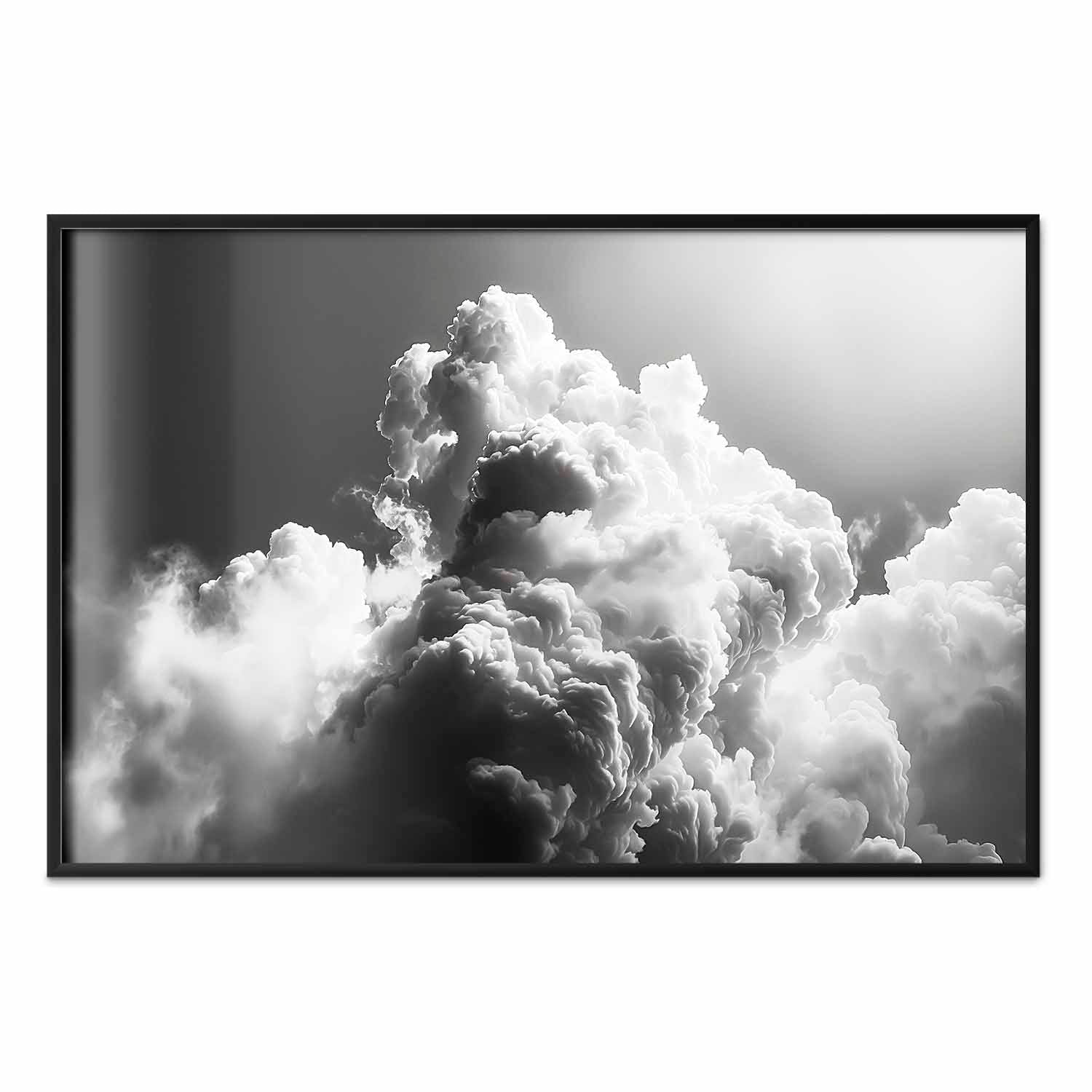 Sunlit Dream Clouds Sky Poster