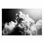 Sunlit Dream Clouds Sky Poster
