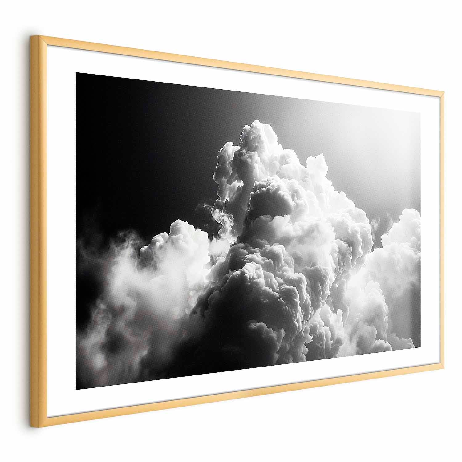 Sunlit Dream Clouds Sky Poster
