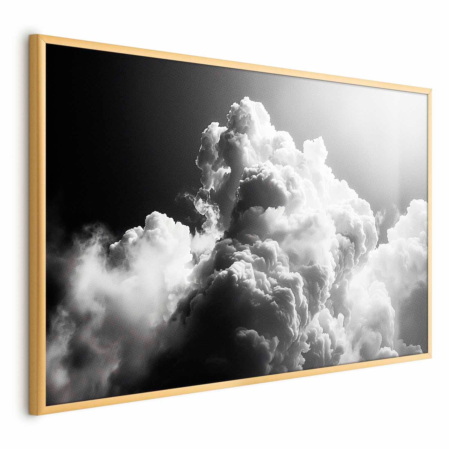 Sunlit Dream Clouds Sky Poster
