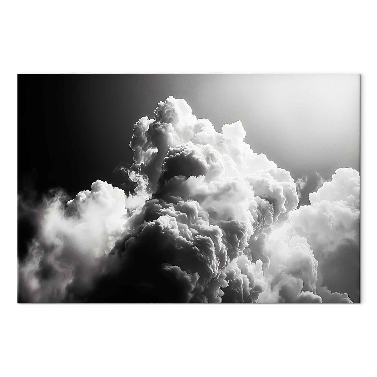 Sunlit Dream Clouds Sky Canvas Print