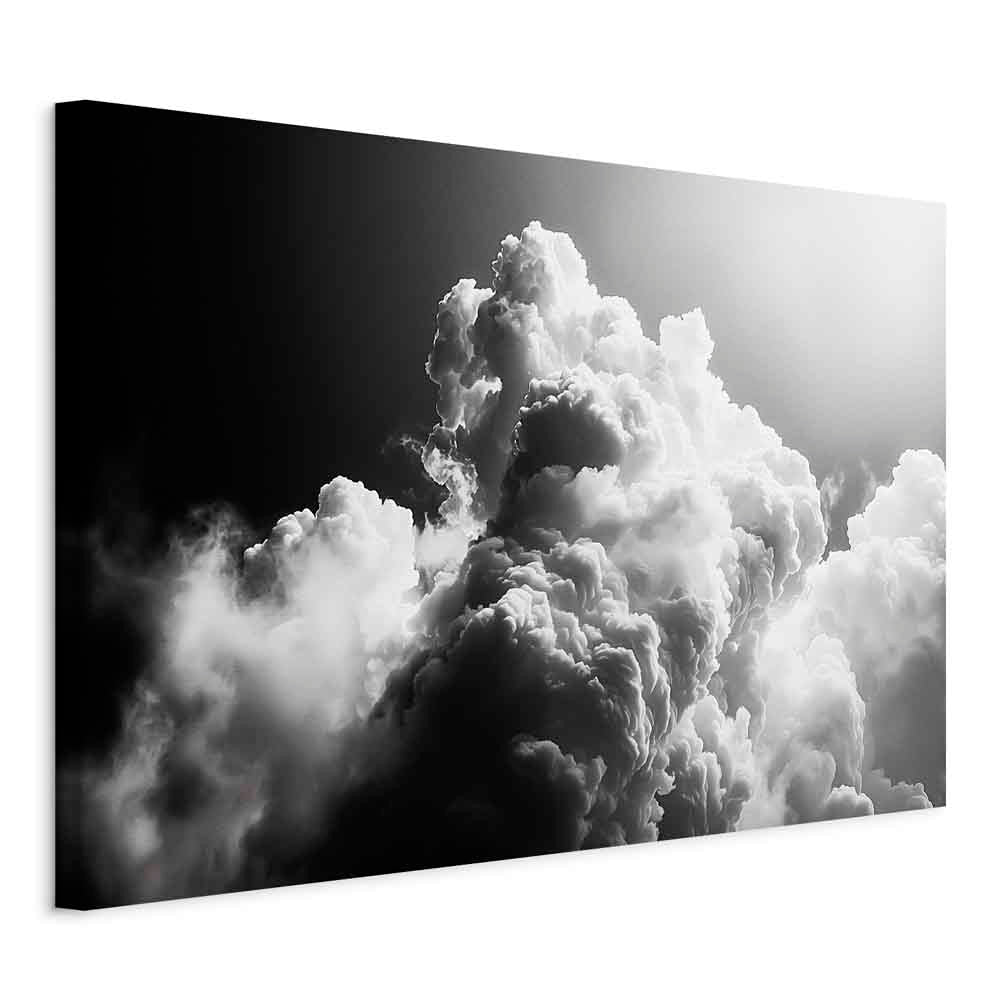Canvas Print: Clouds Like from Dreams, Sunlit Morning